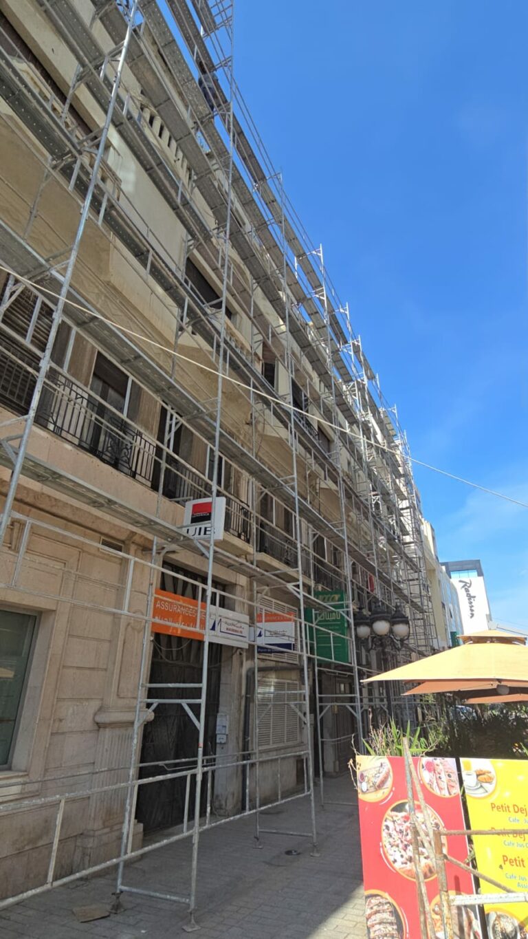 Chantier Avenue Hbib Bourgiba Tunisie