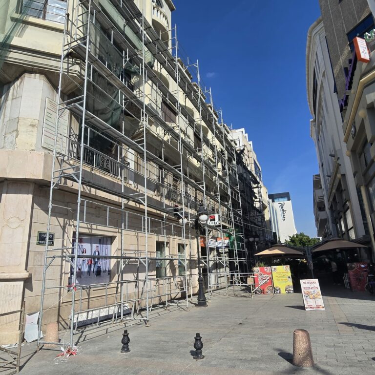 Chantier Avenue Hbib Bourgiba Tunisie