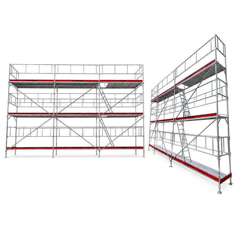 Echafaudage fixe / façade