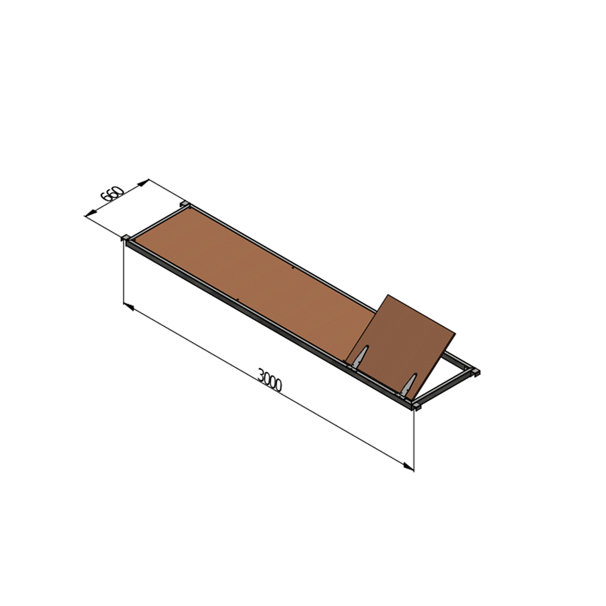 Plateau Trape 3m